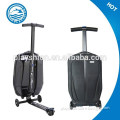 scooter suitcase with 3 aluminum wheels trolley luggage Travel scooter bag